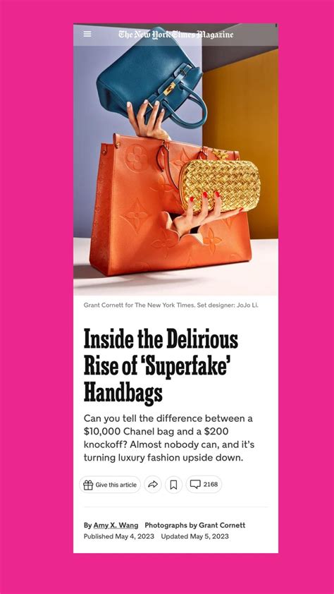 vogue bags replica reviews|A Response to the NYT Article on the Superfake Handbag Industry.